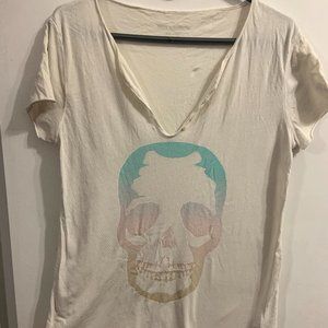 Zadig and Voltaire Skull T-shirt, Size large